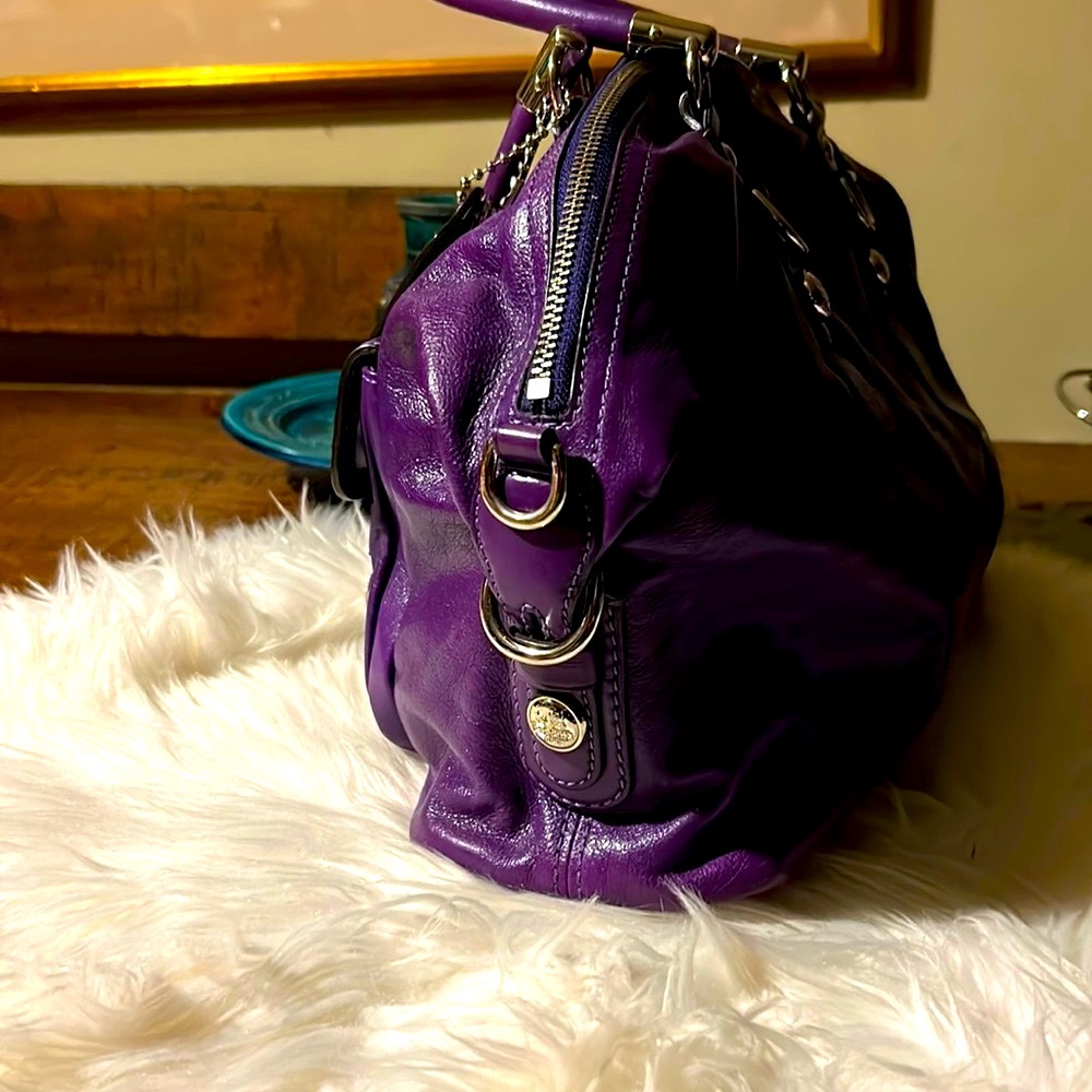 Coach One of a Kind Glamorous Leather Satchel - Picture 5 of 6